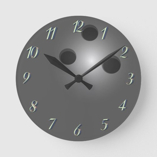 Ronde Horloge de Bowling Ball (Recto)