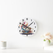 Ronde Horloge de café Whimsical (Maison)