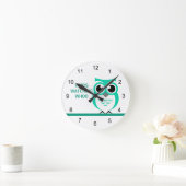 Ronde Horloge de Chouette d'observation des oiseaux (Maison)