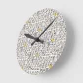 Ronde Horloge de citron de bière (Angle)