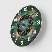 Ronde Horloge de conception celtique (Angle)