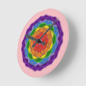 Ronde Horloge de conception Pamela (Angle)