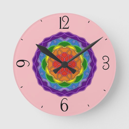 Ronde Horloge de conception Pamela (Recto)