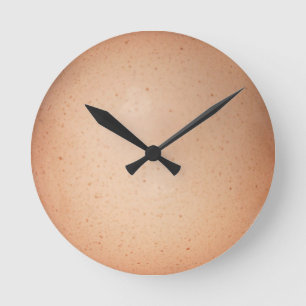 Ronde Horloge de coquille d'oeufs