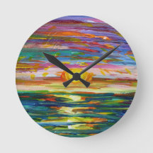 Horloge de coucher du soleil de Suzannes