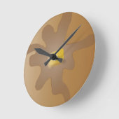 Ronde Horloge de crêpe (Angle)