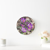 Ronde Horloge de crocus pourpre (Maison)