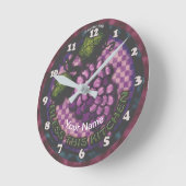 Ronde Horloge de cuisine de raisins (Angle)