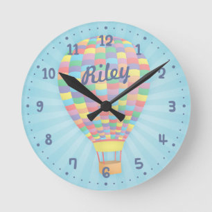Ronde Horloge de décoration de chambre de nurserie de ba