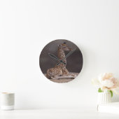 Ronde Horloge de girafe de bébé (Maison)