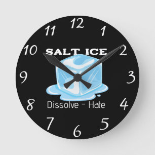 Ronde Horloge de glace salée