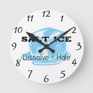 Ronde Horloge de glace salée