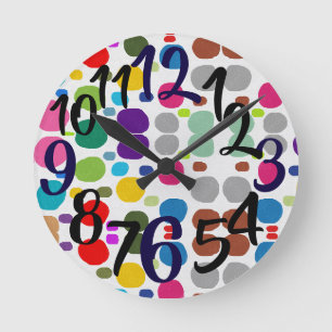Ronde HORLOGE de goût de pinturas