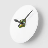 Ronde horloge de grenouille (Angle)