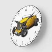 Ronde Horloge de grille jaune 1932 (Angle)