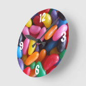 Ronde Horloge de Jelly Bean (Angle)