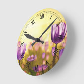 Ronde Horloge de jubilé pourpre (Angle)