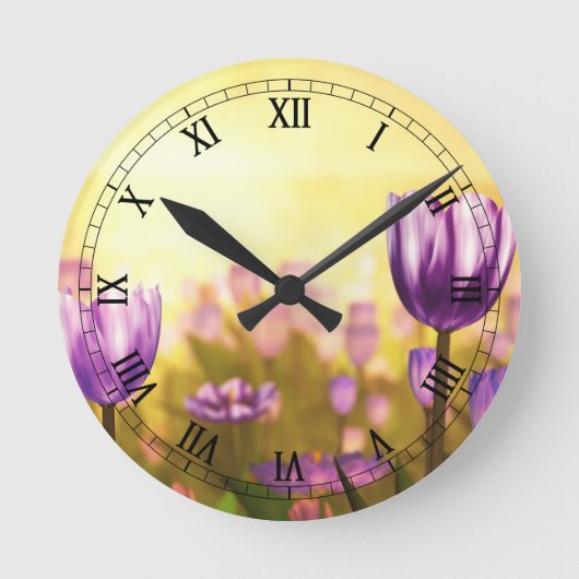 Ronde Horloge de jubilé pourpre (Recto)