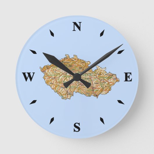 Ronde Horloge de la carte de la tsechia (Recto)