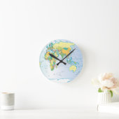 Ronde Horloge de la carte du monde est (Maison)