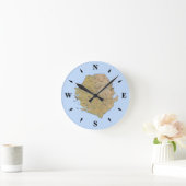 Ronde Horloge de la carte Sierra Leone (Maison)