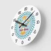 Ronde horloge de la Croix chrétienne de Saint-Dove (Angle)