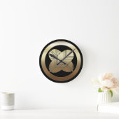 Ronde horloge de la famille asano kamon (Maison)