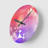 Ronde Horloge de la fête des mères (Angle)