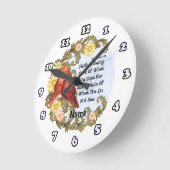 Ronde Horloge de la foi des cardinaux (Angle)