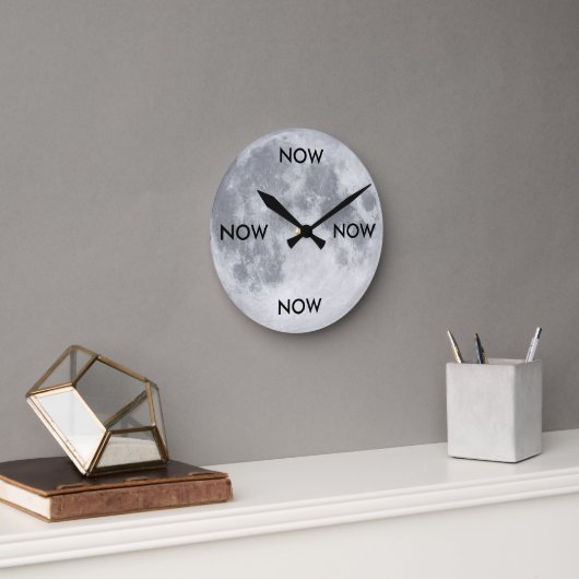 Ronde Horloge de la lune Eternal Now (Bureau)