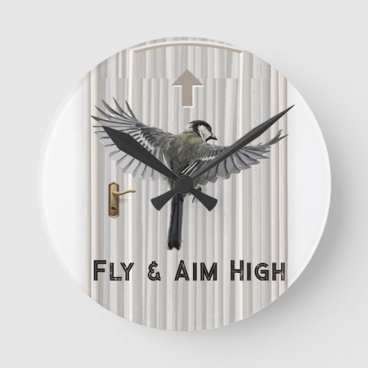 Ronde Horloge de la nature de l'aigle (Recto)