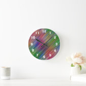 Ronde Horloge de la paroi acrylique diagonale (Maison)