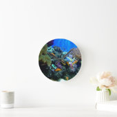 Ronde Horloge de l'aquarium du poisson (Maison)