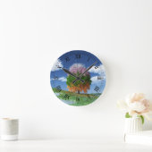 Ronde Horloge de l'arbre de saison (Maison)