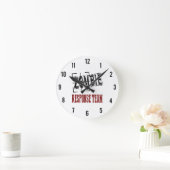 Ronde Horloge de l'équipe de réponse de Zombie (Maison)