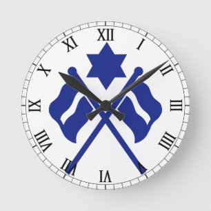 Ronde Horloge de l'insigne Buntings