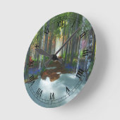 Ronde Horloge de marche d'une longue journée (Angle)