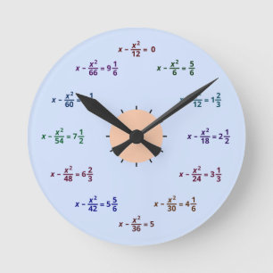 Ronde Horloge de maths