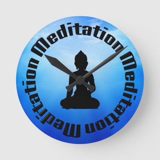 RONDE HORLOGE DE MÉDITATION DE BOUDDHA (Recto)