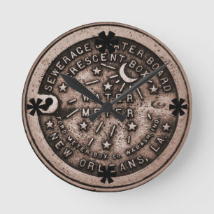 Ronde Horloge de mètre d'eau de la Nouvelle-Orléans