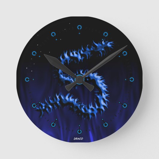 Ronde Horloge de milieu de dragon de Draco (Recto)
