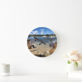 Ronde Horloge de mur d'eau tropicale (Maison)