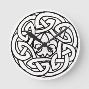 Ronde Horloge de noeud de scout de garçon