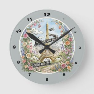 Ronde Horloge de Paris, Tour Eiffel romantique, Art fran