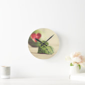 Ronde Horloge de pastèque "mangez votre coeur" (Maison)