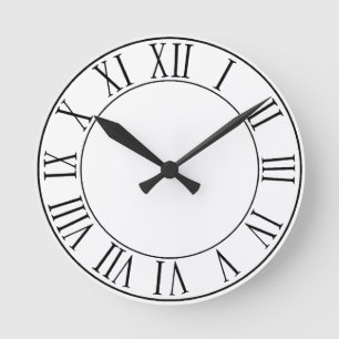 Ronde Horloge de Personalizable avec des nombres