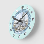 Ronde Horloge de phare guide de mouettes (Angle)