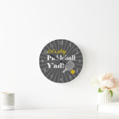 Ronde Horloge de Pickleball Jouons Cadeau Drôle pour Jou (Maison)