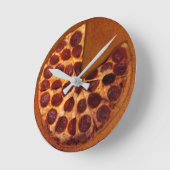 Ronde Horloge de pizza (Angle)