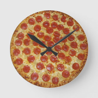 Ronde Horloge de pizza de temps de pizza